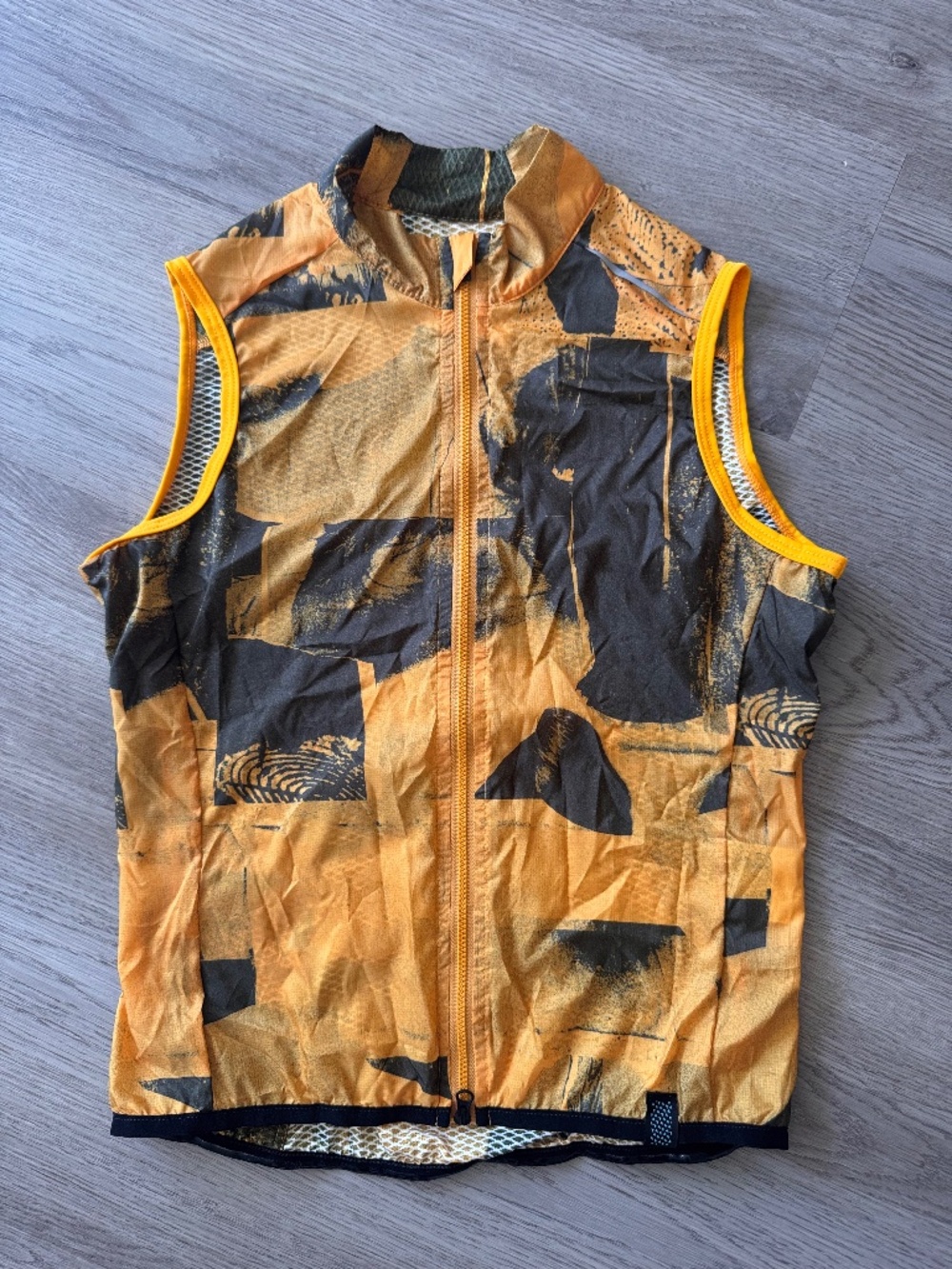 Ornot cycling wind vest - clement golden sz S